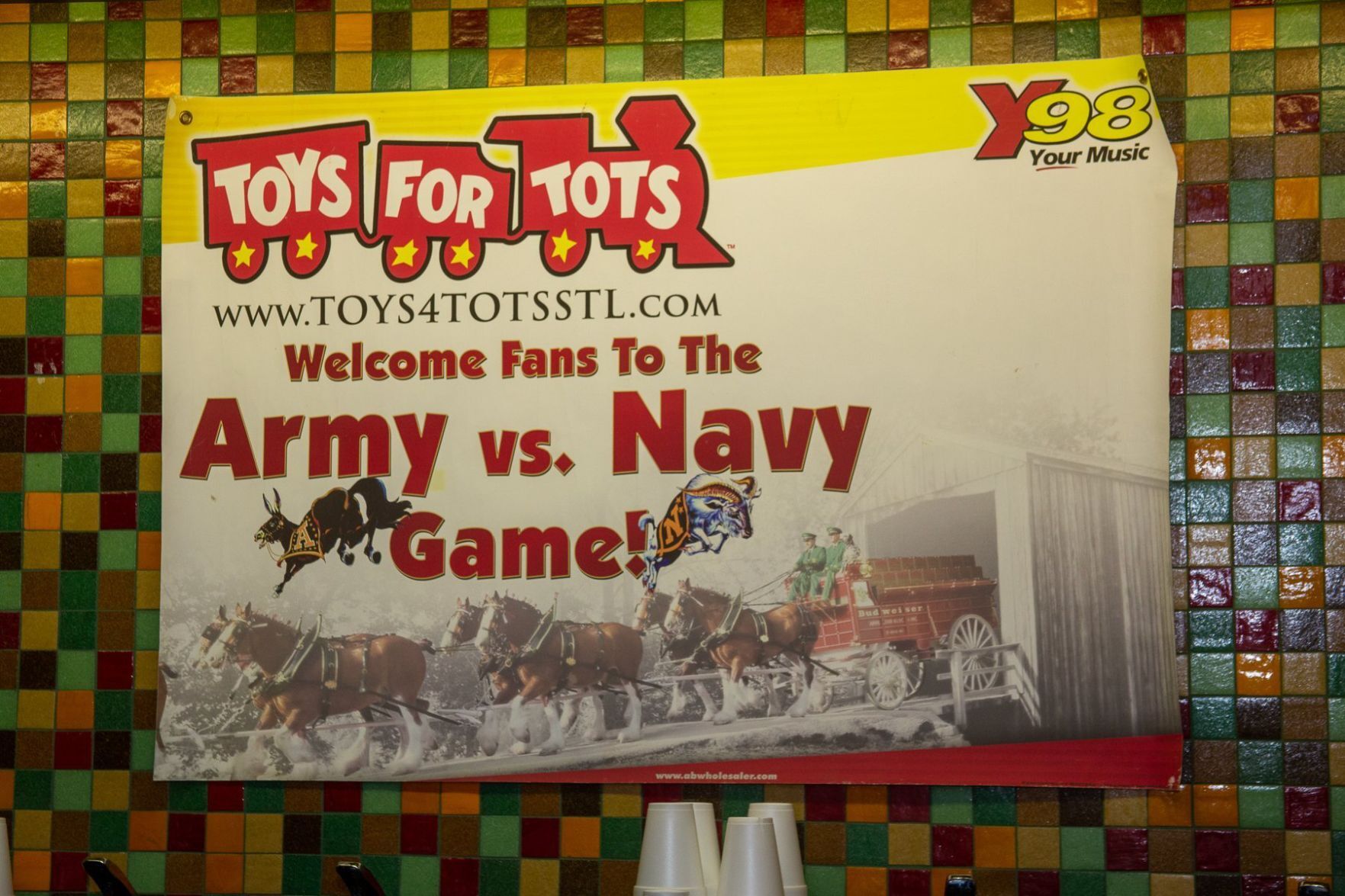 ARMY vs. NAVY Football Game Celebration in St. Louis Supports U.S. Marine Corps Toys for Tots Campaign